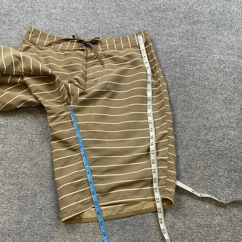 Patagonia Board Shorts Mens 34 Mushroom White Twenty Threes Swim Linerless Beach